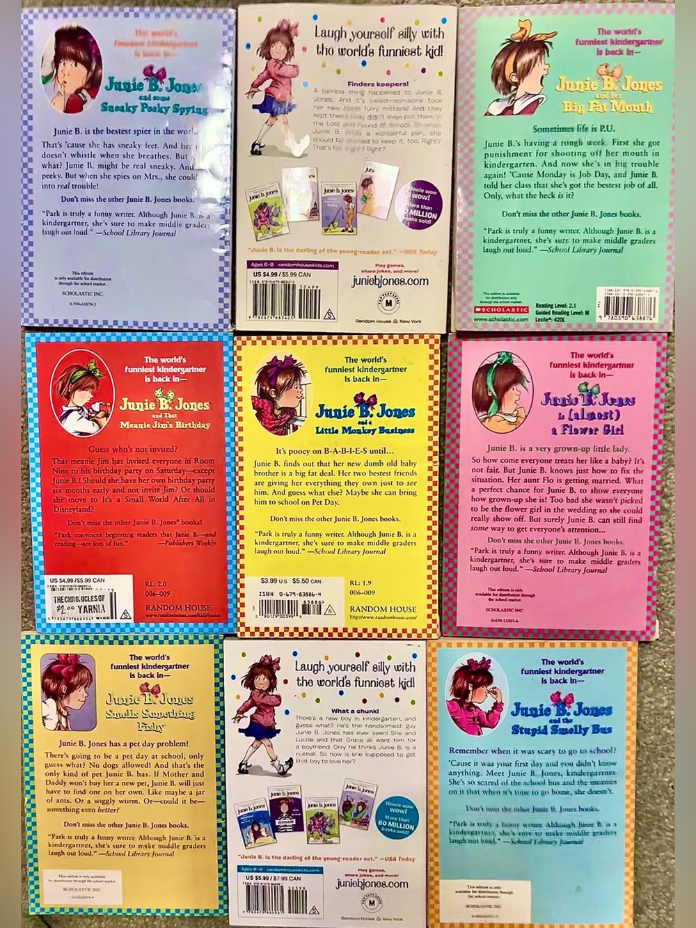 Set of Junie B. jones Books (9 Books) - Picture 2 of 2